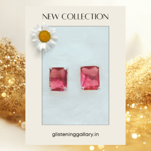 ELEGANT STONE STUDS EARRINGS FOR WOMEN