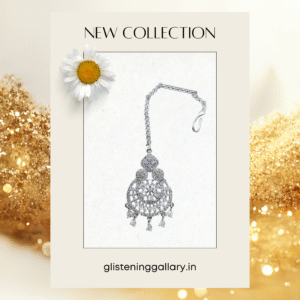 Chandbali Style Bridal Maang Tikka