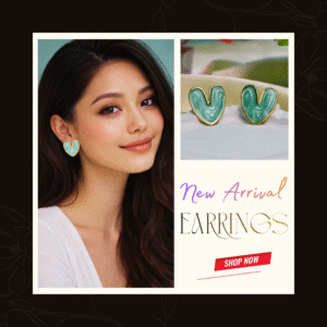 New Arrival – Elegant Heart Stud Earrings
