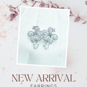 Peacock Crystal Drop Earrings