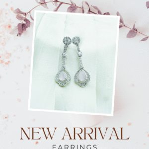 Crystal Teardrop Elegance Earrings