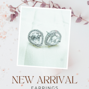 Crystal Heart Glow Stud Earrings