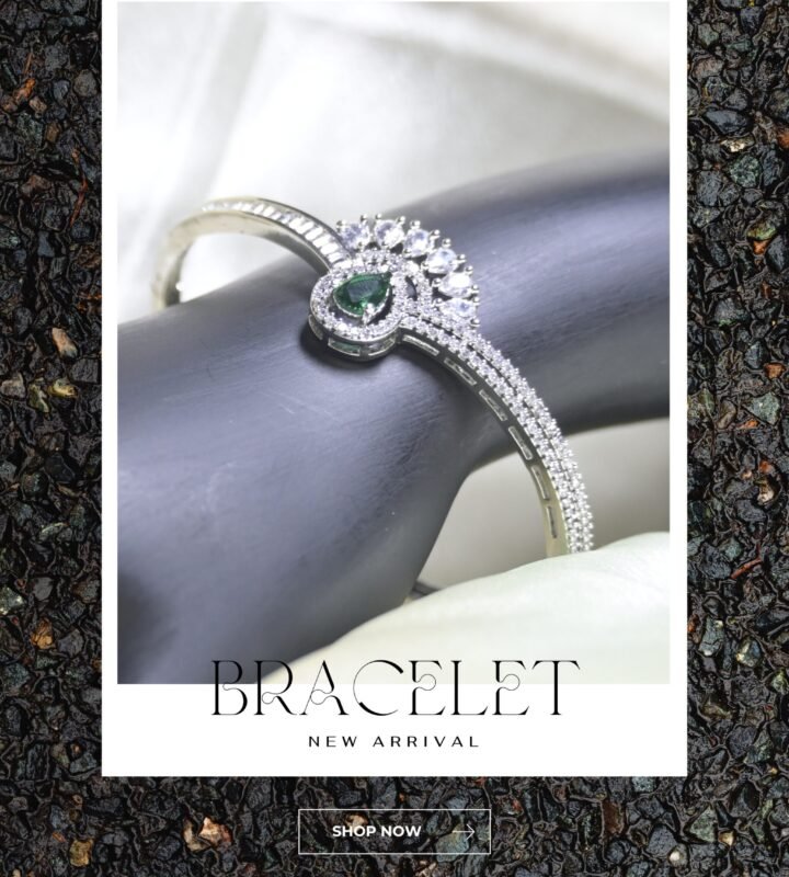 Royal Emerald Drop Diamond Bracelet