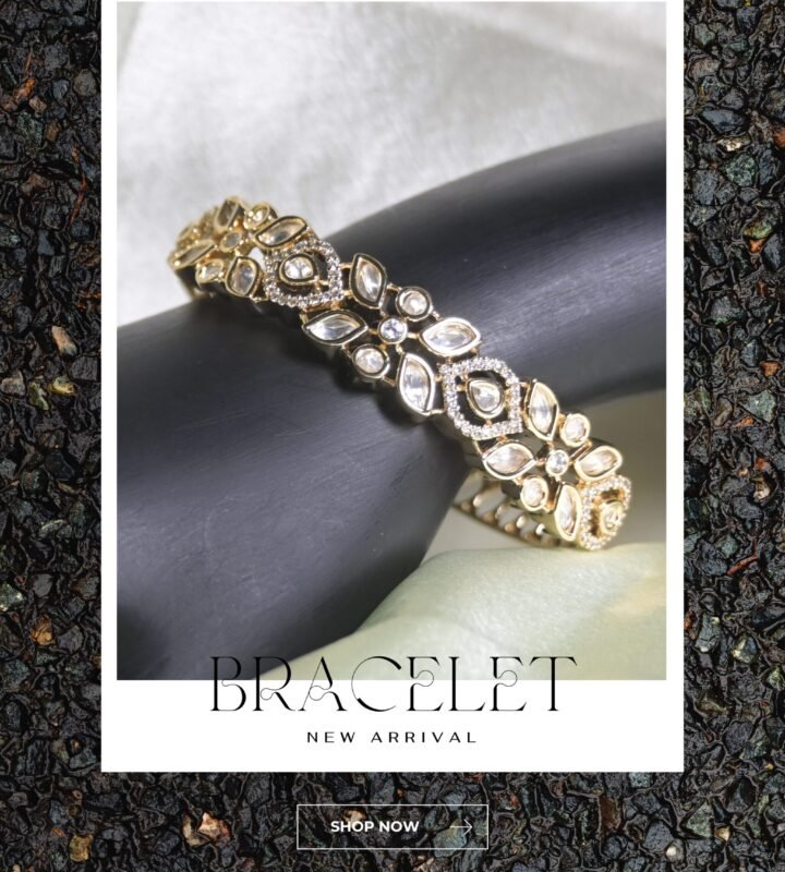 Royal Kundan Bloom Bracelet