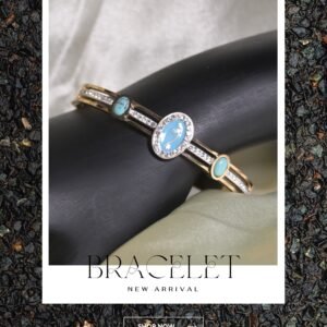 Turquoise Royal Charm Bracelet