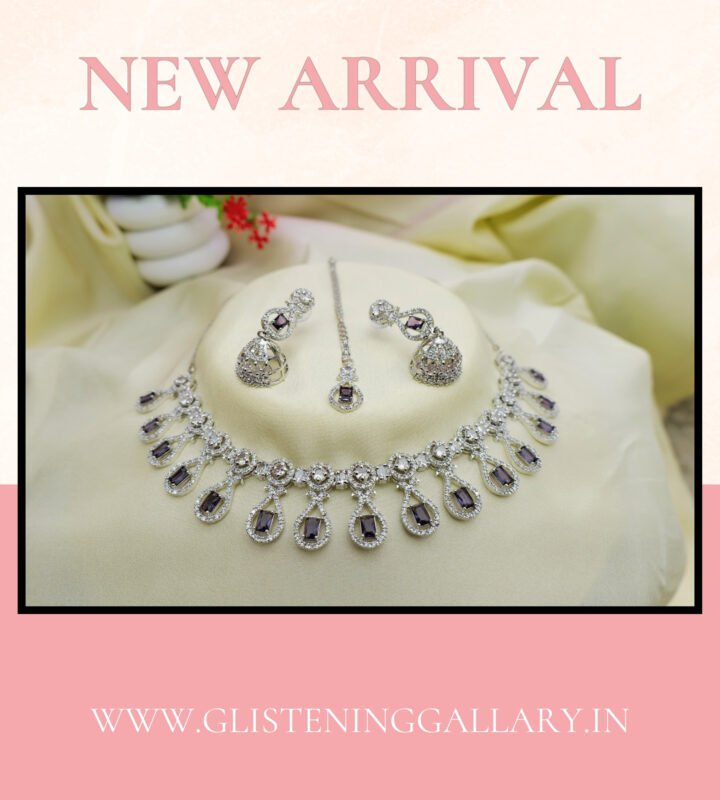 Amethyst Royale Drop Necklace Set