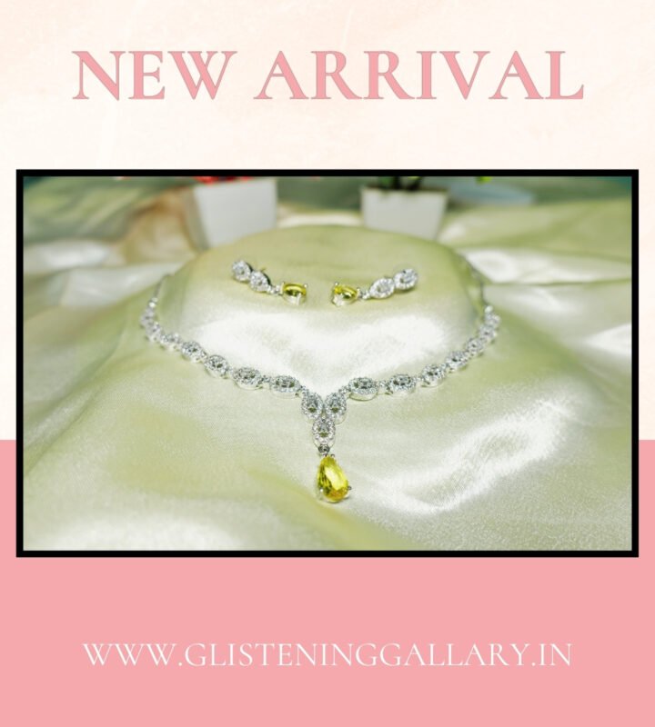 ✨ Lemon Drop Elegance Necklace Set