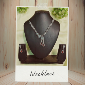 Crystal Bloom V-Shape Necklace