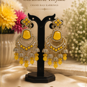 Sunshine Royale Chandbali Earrings ✨