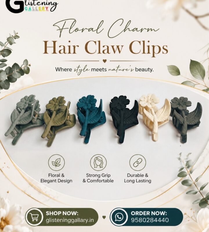 Blossom Bloom Hair Claw Clip