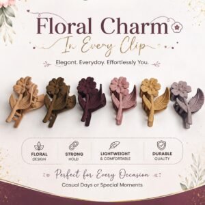 Bloom Grace Floral Hair Claw Clip