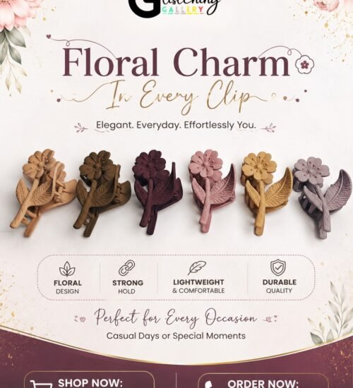 Bloom Grace Floral Hair Claw Clip
