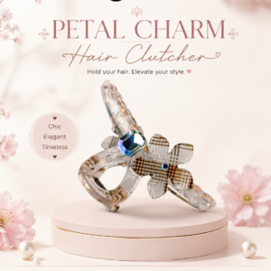 Crystal Bloom Hair Clutcher