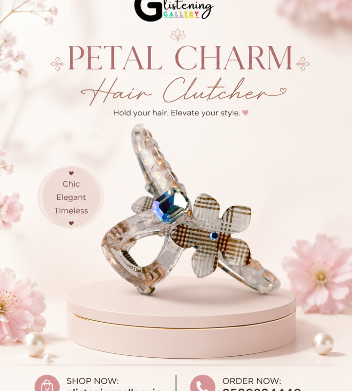 Crystal Bloom Hair Clutcher