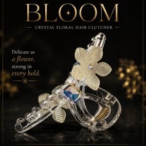Crystal Petal Hair Clutcher