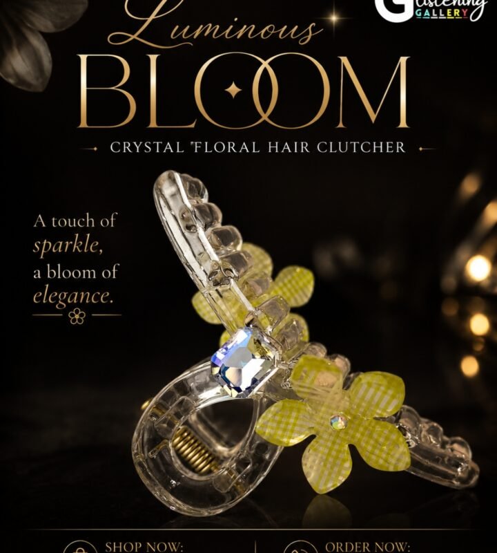 Flora Crystal Hair Clutcher