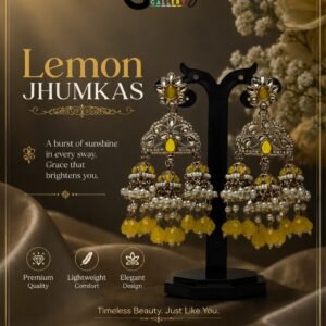 Sunshine Bloom Jhumkas