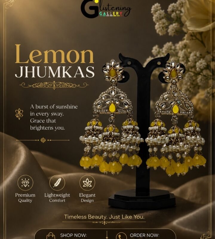 Sunshine Bloom Jhumkas
