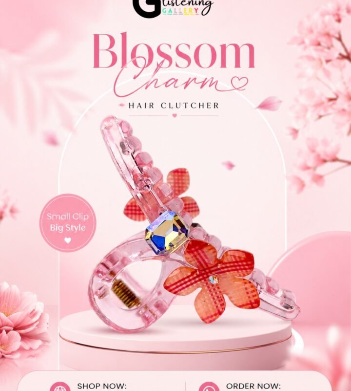 Crystal Blossom Hair Clutcher