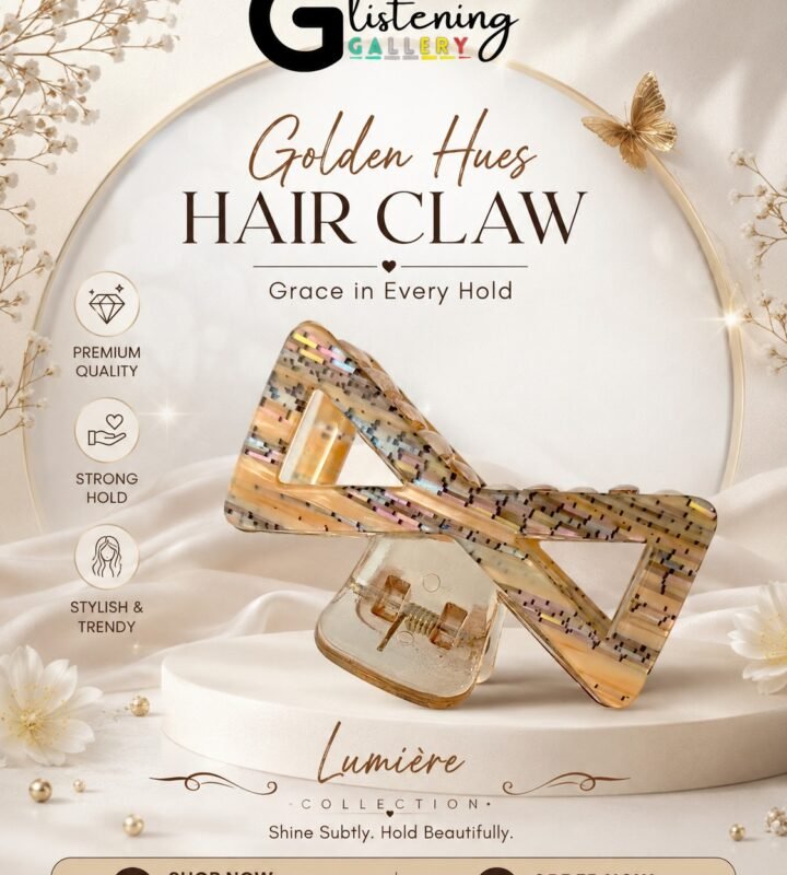 Amethyst Glow Hair Clutcher
