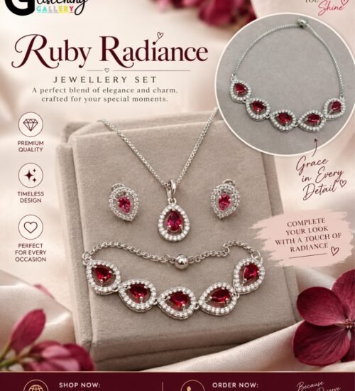 Ruby Radiance Jewellery Set