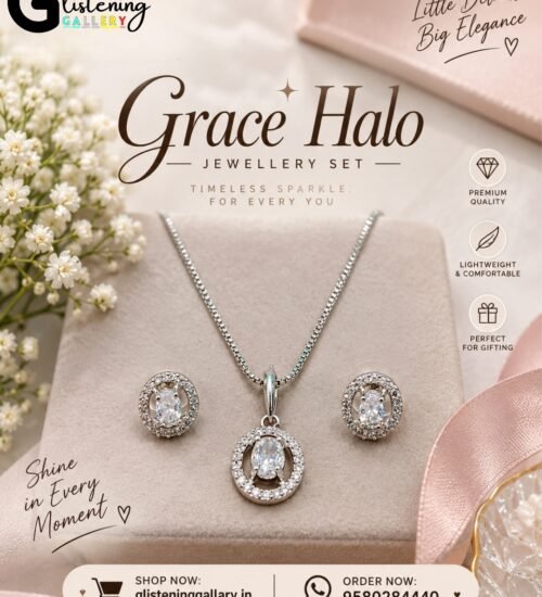 Grace Halo Jewellery Set