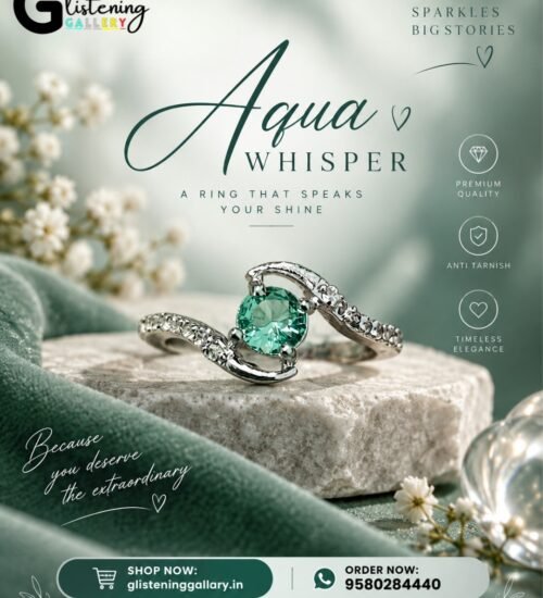 Aqua Whisper Ring