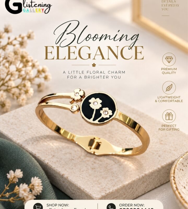 Blooming Elegance Floral Bracelet