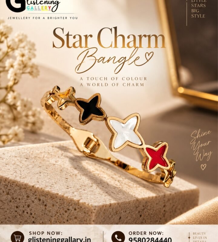 Star Charm Bangle